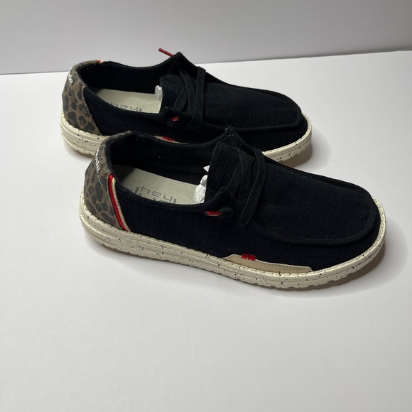 Hey Dude Wendy Jungle Black Shoes - Picture 3 of 6